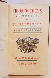 Œuvres complètes de M. Helvétius