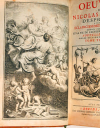 Œuvres de Nicolas Boileau Despréaux. Avec des Eclaircissement historiques donnés par lui-même, et la vie de l'auteur par Mr. Des Maizeaux. Nouvelle édition ornée de figures et vignettes.