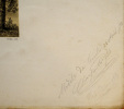Lithographie originale signée. Château de Fontaine-Henry (Calvados). Normandie illustrée. Félix Benoist Fichot lithographe