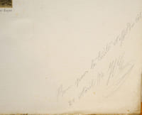 Lithographie originale signée. Caen, vue générale prise du haut de la venelle des champs. Normandie illustrée.