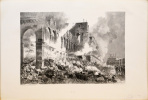 Lithographie originale signée. Mai 1871 (Ministère des finances). Paris et ses ruines en Mai 1871.. Sabatier / Bachelier [Félix Benoist]
