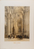 Lithographie originale. Eglise St. Eustache. Intérieur. Paris dans sa splendeur. (1863 ou 1868). Chapuy. Dessinateur Philippe Benoist