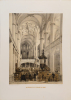 Lithographie originale. Intérieur de Saint Etienne du Mont. Paris dans sa splendeur. (1863 ou 1868). Philippe Benoist dessinateur Bayot