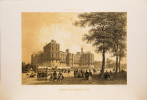 Lithographie originale. Château de Saint Germain en Laye. Paris dans sa splendeur. (1863 ou 1868). Félix Benoist Ciceri dessinateur et lithographe