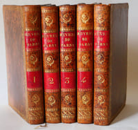 Œuvres d'Evariste Parny (5 vol. dont La guerre des Dieux / Chansons Madécasses )