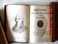 Œuvres d'Evariste Parny (5 vol. dont La guerre des Dieux / Chansons Madécasses )