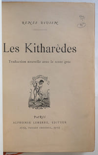 Les Kitharèdes. Traduction nouvelle avec le texte grec