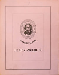 Le lion amoureux . Eaux-fortes de Jean-Adrien Mercier