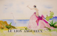 Le lion amoureux . Eaux-fortes de Jean-Adrien Mercier
