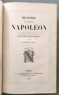 Histoire de l'Empereur Napoléon