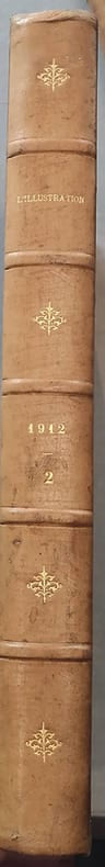 L'Illustration. Second semestre 1911. dont N°de Noël complet avec couverture et illustrations collées. Illustrations d'Edmond Dulac