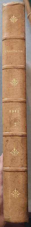 L'Illustration. Second semestre 1912. (1er juillet - 28 décembre 1912. dont N°de Noël complet avec couverture et illustrations collées. Illustrations d'Edmond Dulac