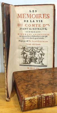 Les mémoires de la vie du comte D*** avant sa retraite, contenant diverses avantures qui peuvent servir d'instruction à ceux qui ont à vivre dans le grand monde. Rédigés par M. de Saint-Evremond