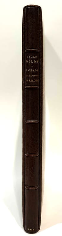 La ballade de la geole de Reading, par C.3.3 . Bois de Daragnès