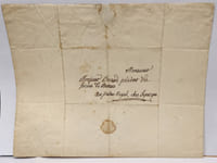 (Gastronomie) Lettre autographe signée à Monsieur, Beraud, président des Soirées de Momus