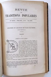Revue des traditions populaires. Recueil mensuel de mythologie, littérature orale, ethnographie traditionnelle et art populaire. Année 1897 complète (12ème année) N°1 janvier 1897 - N°12 décembre 1897