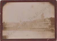 Photographie originale du Vieux Paris contruit sous la direction de Robida pour l'Exposition universelle de 1900