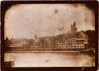 Photographie originale du Vieux Paris contruit sous la direction de Robida pour l'Exposition universelle de 1900. [Albert Robida] Arthur Heulhard]