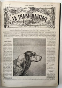 La chasse illustrée. Et la vie à la campagne. 4ème Année. 1870-1871 (du N°1 du  Août 1870 au N° 35 du 30 Décembre 1871)