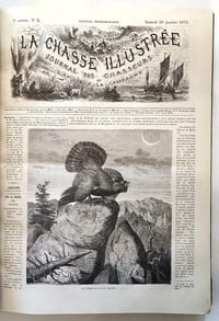 La chasse illustrée. Journal des chasseurs et la vie à la campagne. 5ème Année. 1872 (du N°1 du  6 janvier 1872 au N° 52 du 28 décembre 1872)