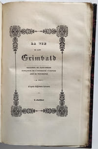 Légendaire de La Morinie ou Vies des Saints de l'ancien diocèse de Thérouanne (Ypres, Saint-Omer, Boulogne)