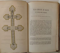 Recueil composite comprenant : Etude sur les fonts baptismaux / La croix d'Oisy et autres croix anciennes, étude sur les règles traditionnelles concernant les crucifix et les croix / Notice sur le rochet de Saint Thomas de Cantorbéry conservé à la cathédrale d'Arras / Histoire du chef de Saint-Jacques le Majeur / L'iconographie des anges / Quelques considérations sur l'art de la peinture sur verre à notre époque / Une visite à l'ancienne abbaye de Saint-Vaast. Conférence faite à la salle des cours publics le 25 février 1867 / Notice sur le nécrologe de Saint-Vaast d'Arras / Momies et antiquités péruviennes du musée d'Arras / Dissertation sur un objet appartenant à M. le général de Bellecourt.