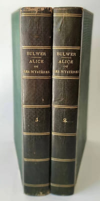Alice ou les mystères, suite d'Ernest Maltravers par E. L. Bulwer, auteur de Pelham, Eugène Aram, Rienzi, etc. Traduit par Mlle A. Sobry