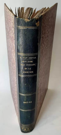 Souvenirs du Congrès des délégués des Sociétés Savantes réuni à la Sorbonne en avril 1863 / Notes, pièces diverses, rapport, travail présenté à ce Congrès, compte-rendu général, etc. etc. Dossier comprenant pièces imprimées et notes manuscrites.