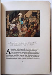 Tartarin de Tarascon, illustré d'aquarelles par Jacques Touchet.