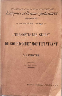 L'impénétrable secret du sourd-muet mort et vivant
