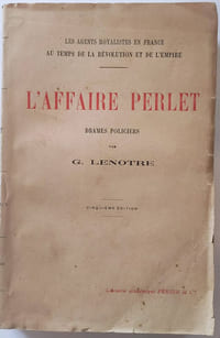 L'affaire Perlet. Drames policiers