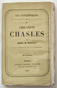 Philarète Chasles (Les contemporains)