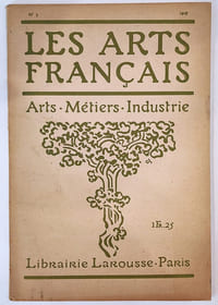 Les arts français, revue mensuelle illustrée publiant le Bulletin du Comité Central Technique des Arts Appliqués et des Comités régionaux. Arts - métiers - Industrie N°3 1917 La reconstruction des villages dévastés par Paul Léon / Steinlen par G. Auriol