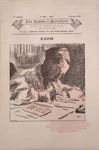 Les hommes d’aujourd’hui 7ème volume N°360 Gustave Kahn par Félix Fénéon