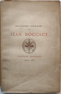 T.IX seul : 9ème journée. Les dix journées de Jean Boccace. Traduction de Le Maçon, réimprimée par les soins de D. Jouaust avec notice, notes et glossaire par Paul Lacroix. Eaux-fortes par Flameng. (Décaméron)