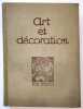 Art et décoration. Revue mensuelle d'art moderne. Tome XLI Janvier-Juin 1922. Clouzot / Rey / Kahn / Roger-Marx / Magne / Dormoy  Dethomas / Orloff / ...