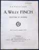 Invitation Exposition A. Willy Finch. Peinture et poterie du 11 au 23 novembre 1912. A. Willy Finch [Bernheim]