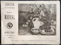 Exposition de peintures de Madame Marval du 19 février au 2 mars 1912