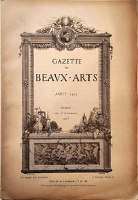 Gazette des Beaux-Arts Août 1913. Henri Paillard. Eau-forte originale : Une rue à Sienne.