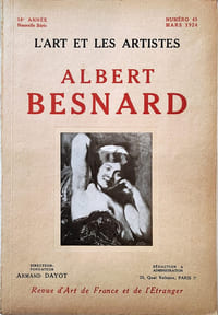L'art et les artistes. Numéro spécial : Abert Besnard