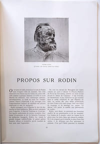 Rodin, l'homme et l'œuvre. Numéro spécial de l'art et les artistes. N°109 1914
