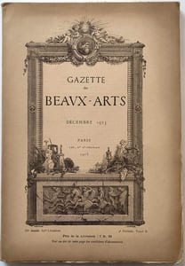 Gazette des Beaux-Arts Décembre 1913. Auguste Lepère Eau-forte originale : La maison des petits plaids à Provins