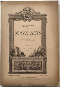 Gazette des Beaux-Arts Décembre 1913. Auguste Lepère Eau-forte originale : La maison des petits plaids à Provins