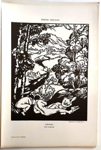 L'art et les artistes. Juin 1921. Roger Grillon (Bois original sur feuillet volant)/ René Seyssaud / Beltran Masses / André Jacques / Degas