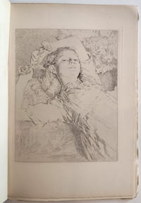 Gazette des Beaux-Arts Juin 1913. Eau-forte originale de Guinguet : Indolence / Vinci