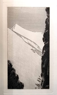 Gazette des Beaux-Arts Mars 1914. Contient : Edouard Monod-Herzen : gravure originale : Brèche dans la crête des Félouses (Savoie)