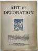 "Art et décoration. Revue mensuelle d'art moderne. Novembre 1924 Maillol par Robert Rey / La serrurerie décorative par H. Martine / Laure Bruni par L. ...