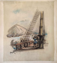 La vie aventureuse du maréchal de Tourville. Lithographies originale de H. Bellair