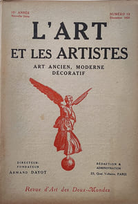L'art et les artistes. N°12 15ème année. Décembre 1920. Beaufrère / Merlet