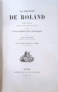 La chanson de Roland. Avec eaux-fortes par Chifflart et V. Foulquier et un fac-similé